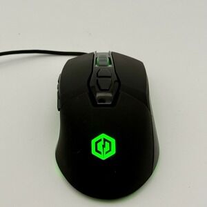 CyberPowerPC Elite M1-131 Wired RGB Gaming Optical Mouse USB Tested Working